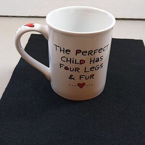 Happy Tails Cat Mom Mug Grandmacore Kitsch Cottagecore Countrycore